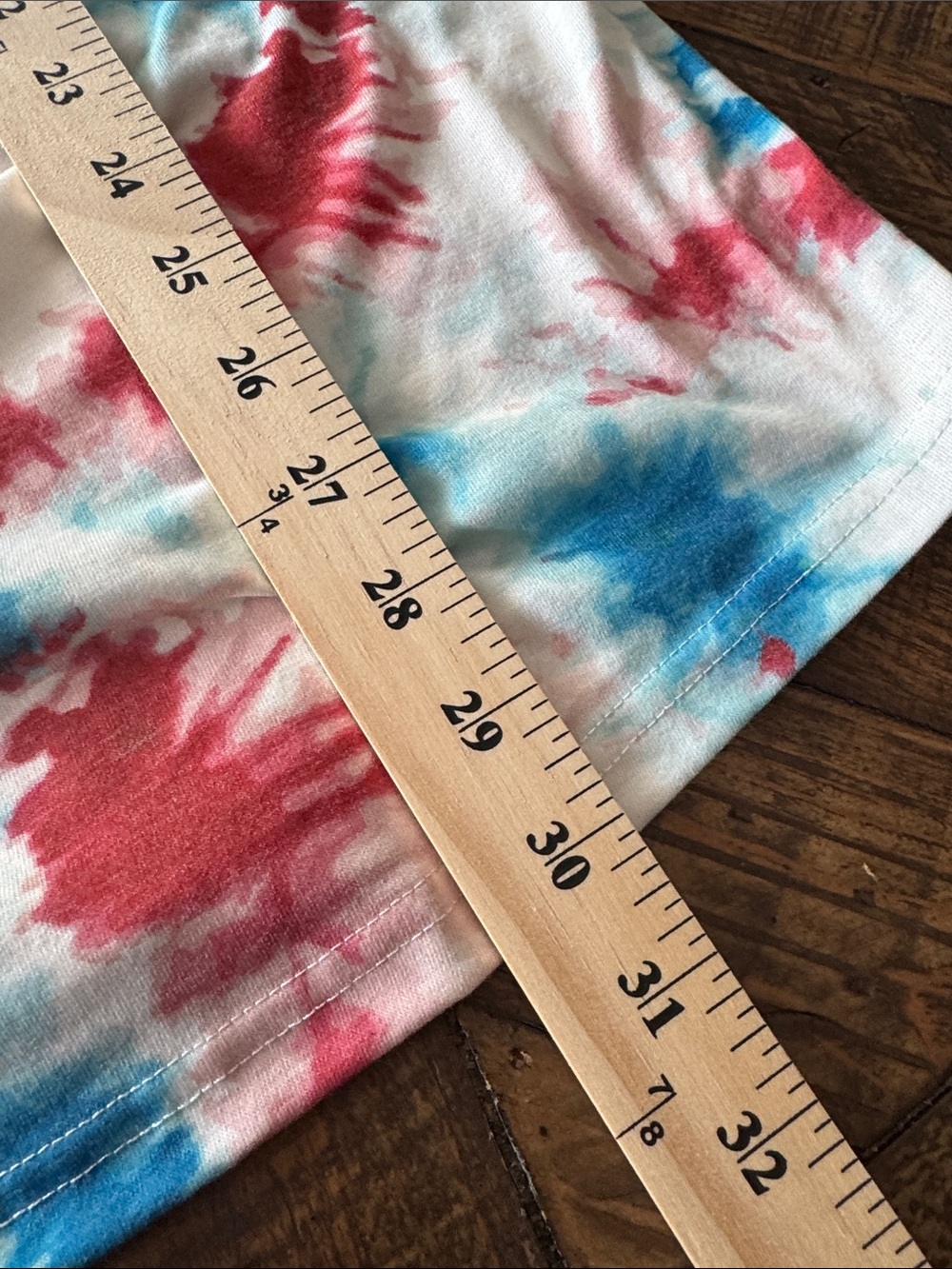 Crazy Train Blue-Red Tie-Dye Sleeveless Tank NWT SZ-XL - Picture 5 of 6